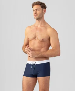 New Boxer de bain à ceinture contrastée Boxers De Bain | Boxers De Bain