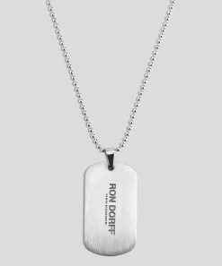 Online Collier argenté militaire Petits Accessoires | Accessoires De Plage