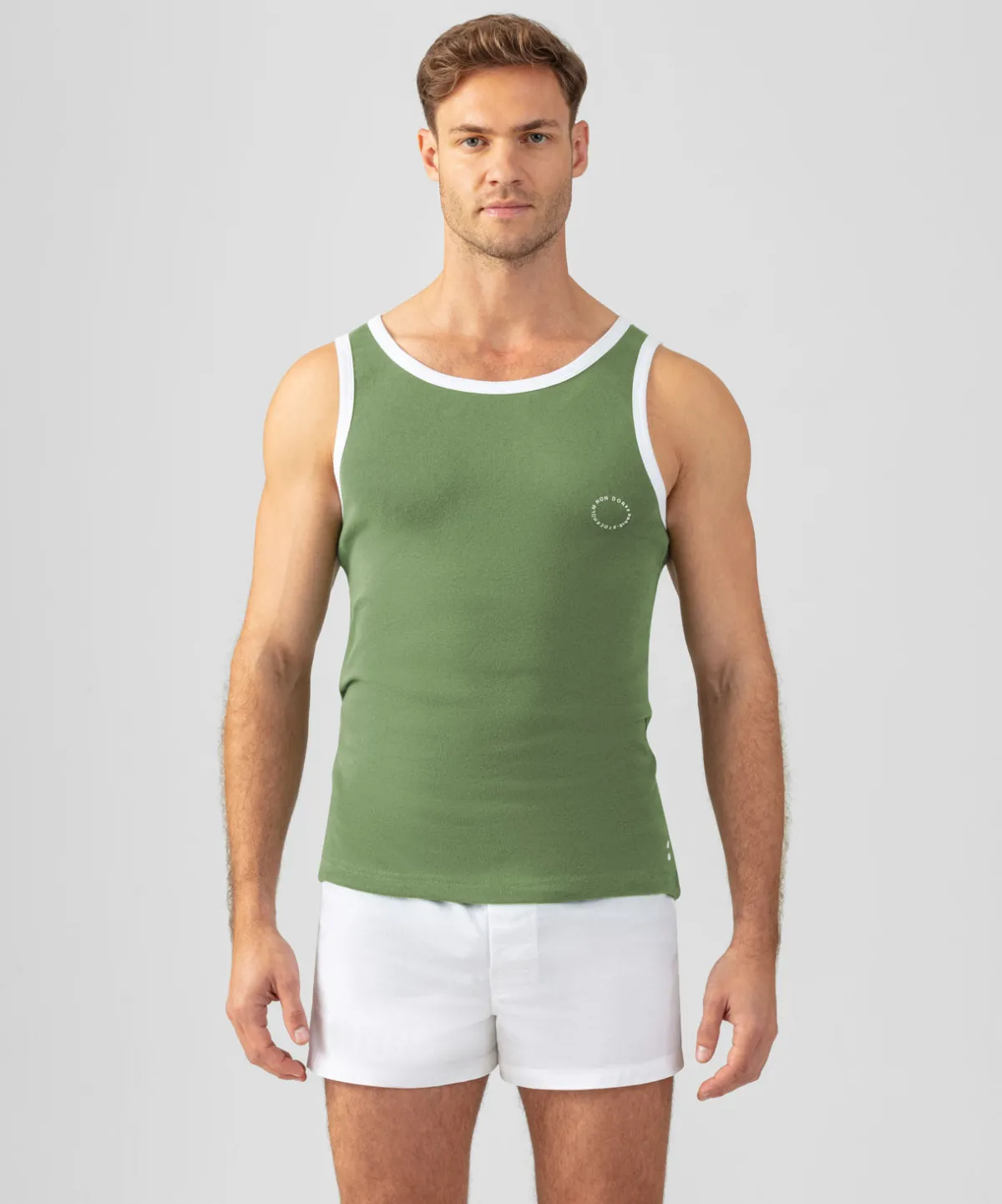 Outlet Débardeur côtelé à bandes Pyjamas | T-Shirts D'Intérieur