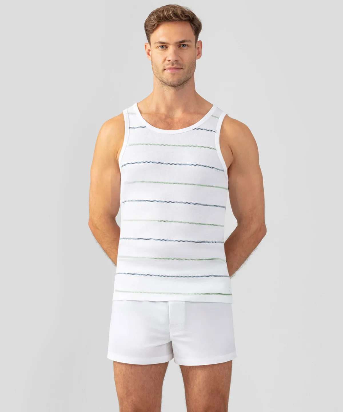 Online Débardeur côtelé à motif nordique Pyjamas | T-Shirts D'Intérieur