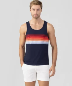 Sale Débardeur en coton organique à rayures Pyjamas | T-Shirts D'Intérieur