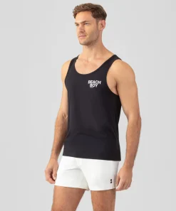 Hot Débardeur en coton organique "BEACH BOY" Pyjamas | T-Shirts D'Intérieur