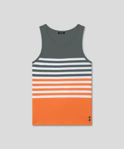 Outlet Débardeur en coton organique à rayures Pyjamas | T-Shirts D'Intérieur