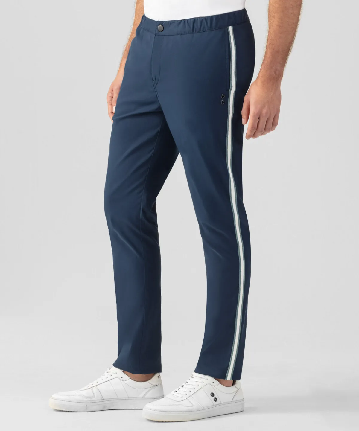 Online Pantalon chino sport à bandes latérales Pantalons