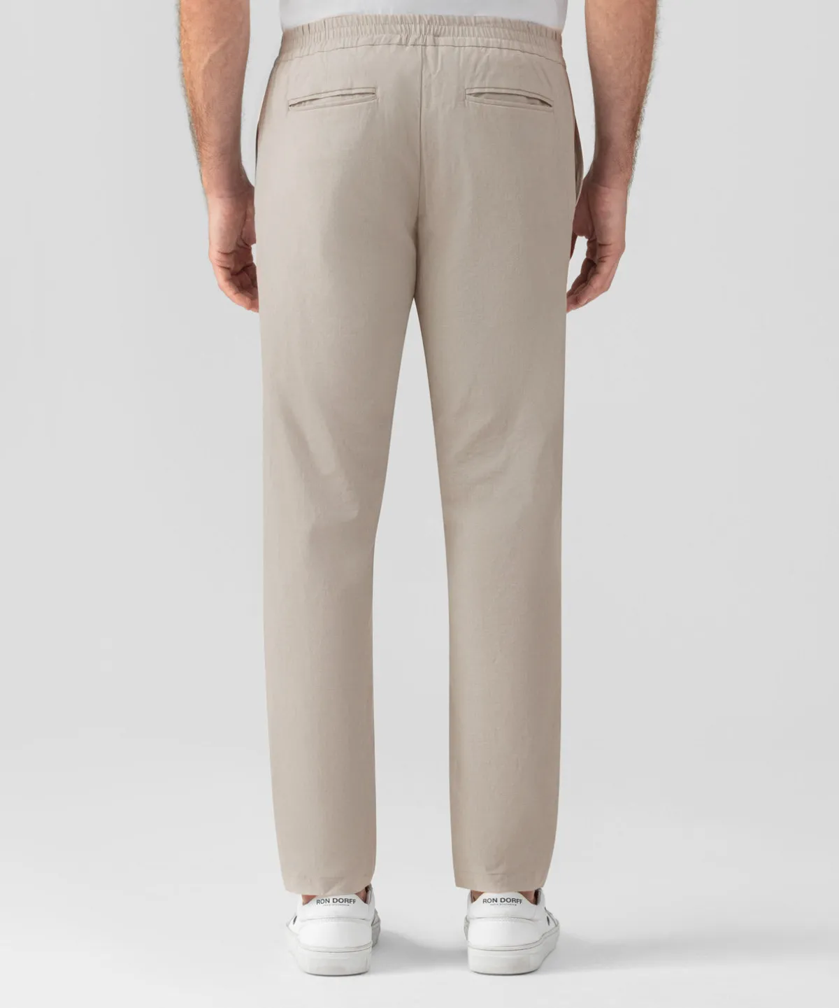 Clearance Pantalon en lin et coton Pantalons