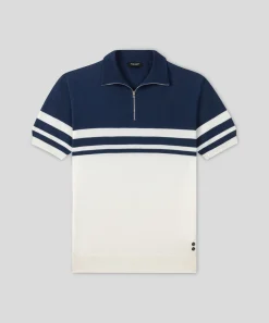 Discount Polo en coton et soie bicolore Polos