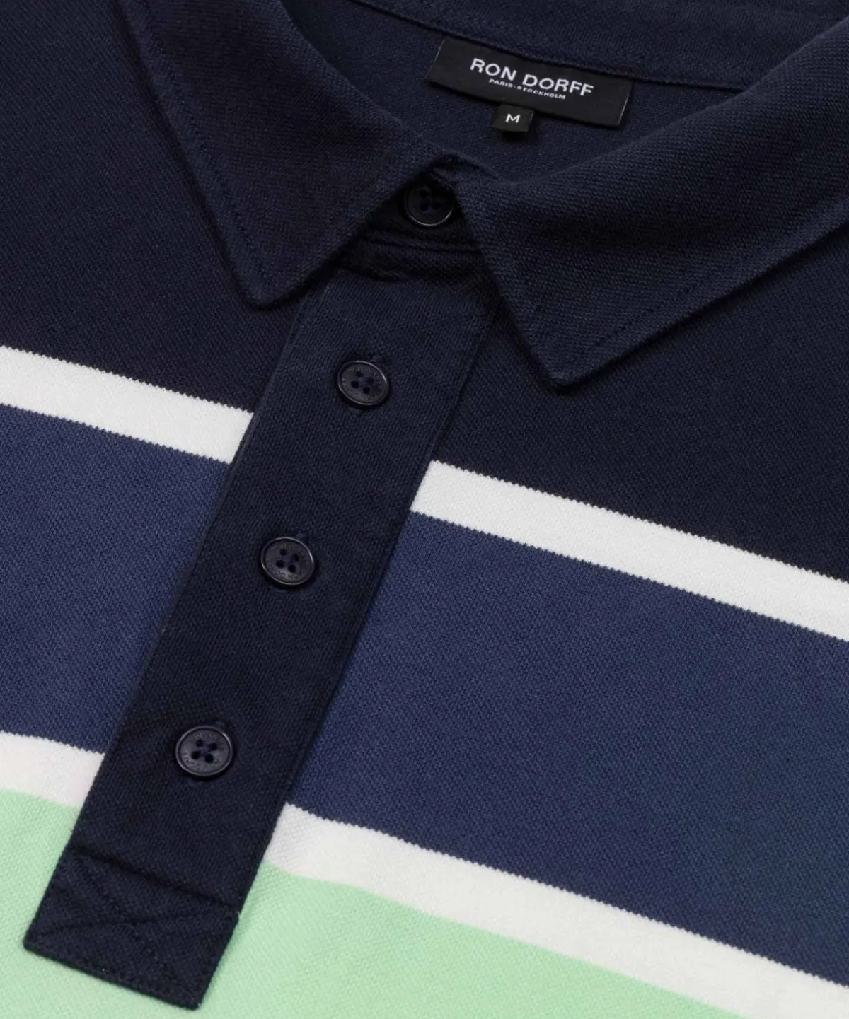 Discount Polo en coton piqué à larges rayures Polos
