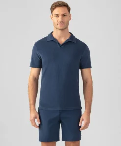 New Polo en coton terry à col V Polos