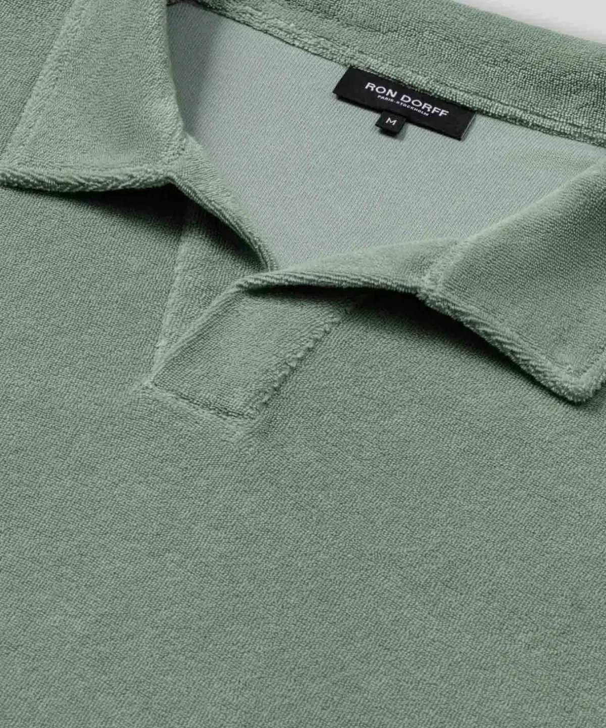 Fashion Polo en coton terry à col V Polos