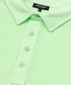 Clearance Polo en coton terry avec col piqué Polos