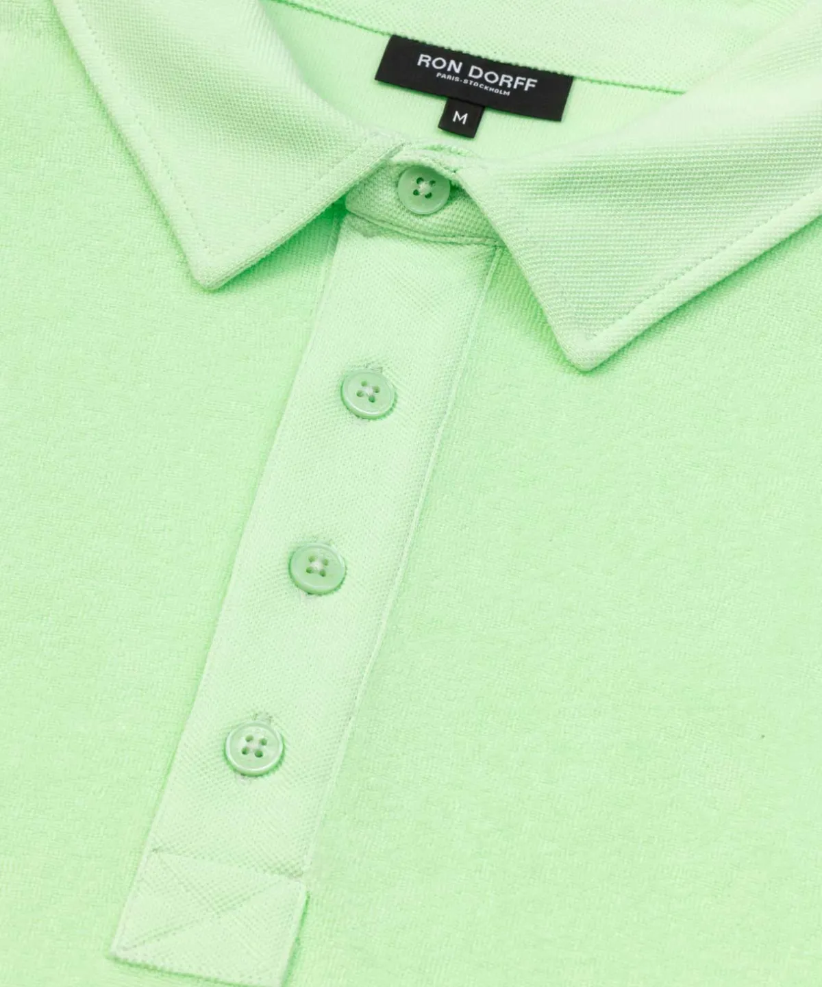 Clearance Polo en coton terry avec col piqué Polos