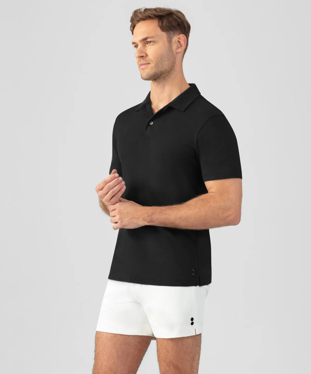 Discount Polo en filet de coton Polos