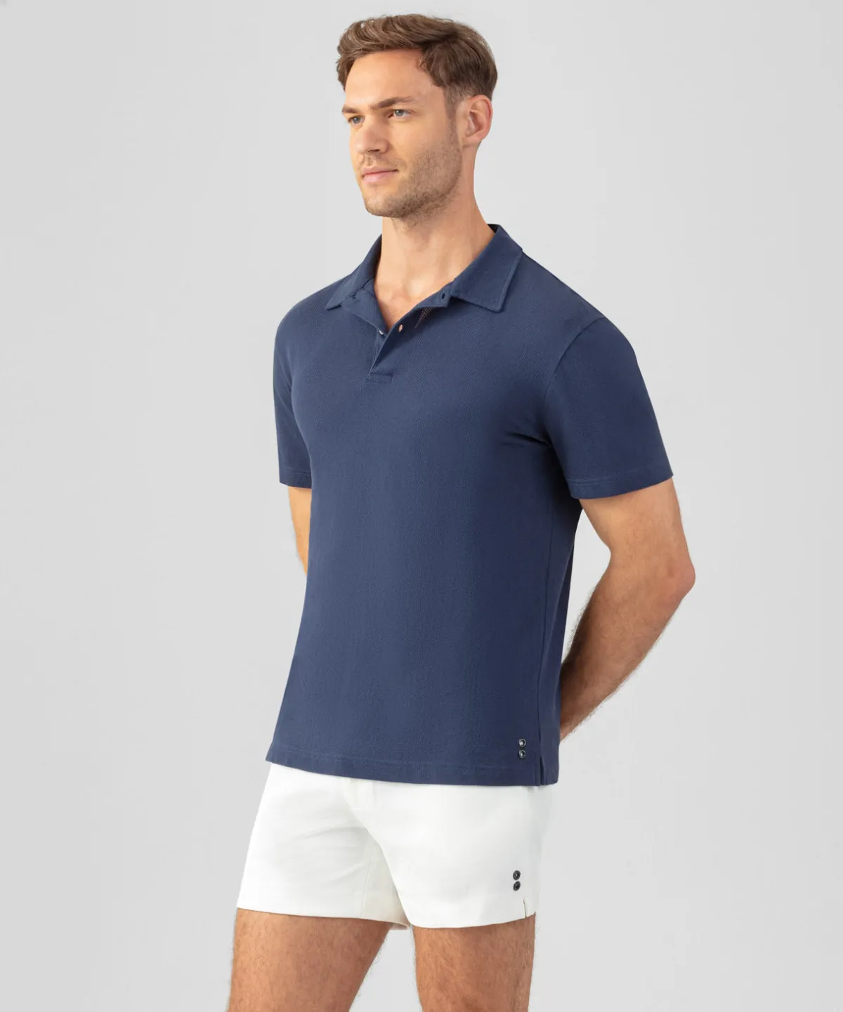 Online Polo en filet de coton Polos