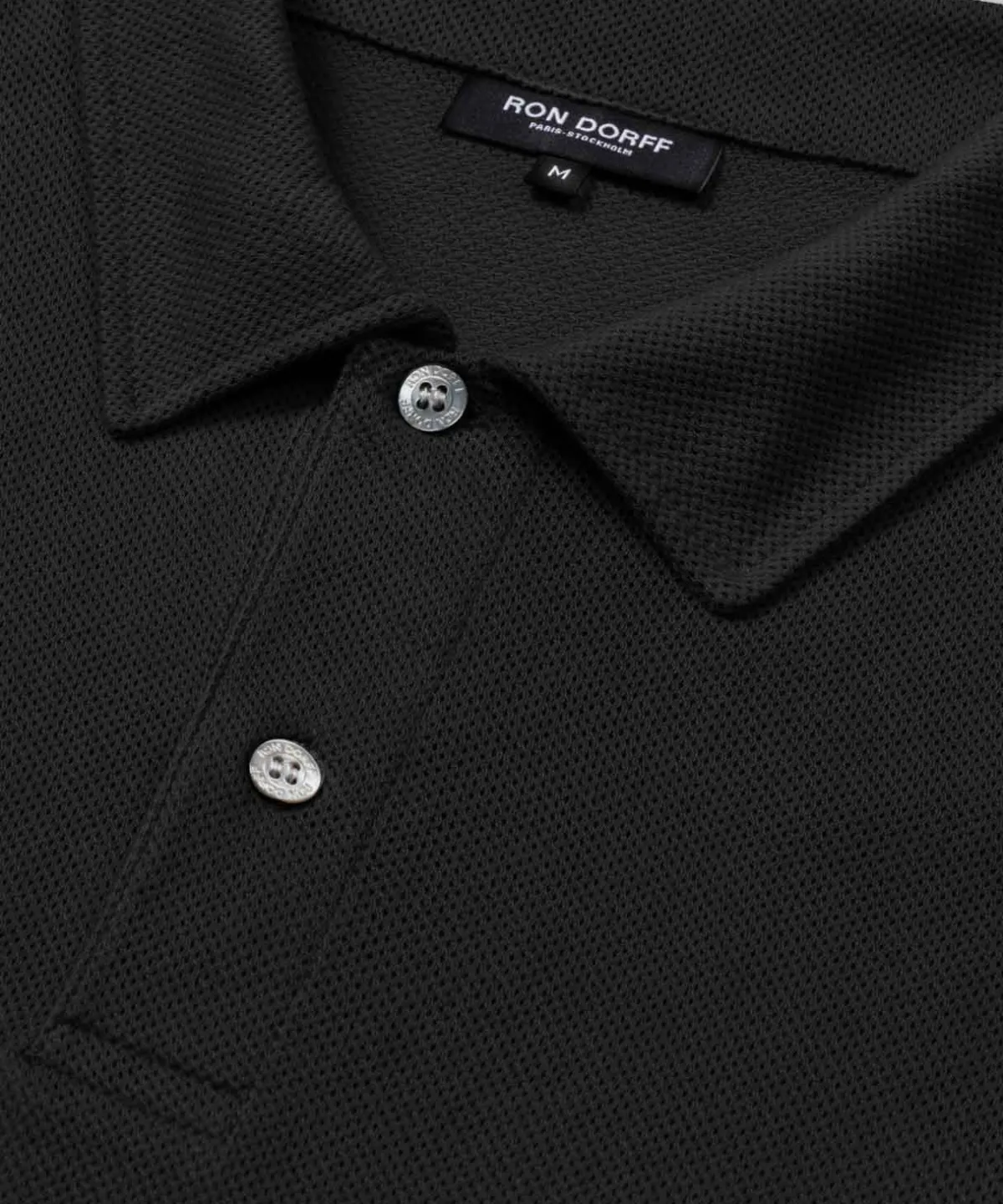 Discount Polo en filet de coton Polos