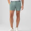 Discount RD Tennis Shorts avec ceinture rayée Shorts