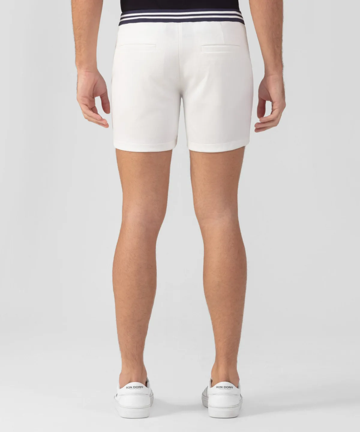 Online RD Tennis Shorts avec ceinture rayée Shorts
