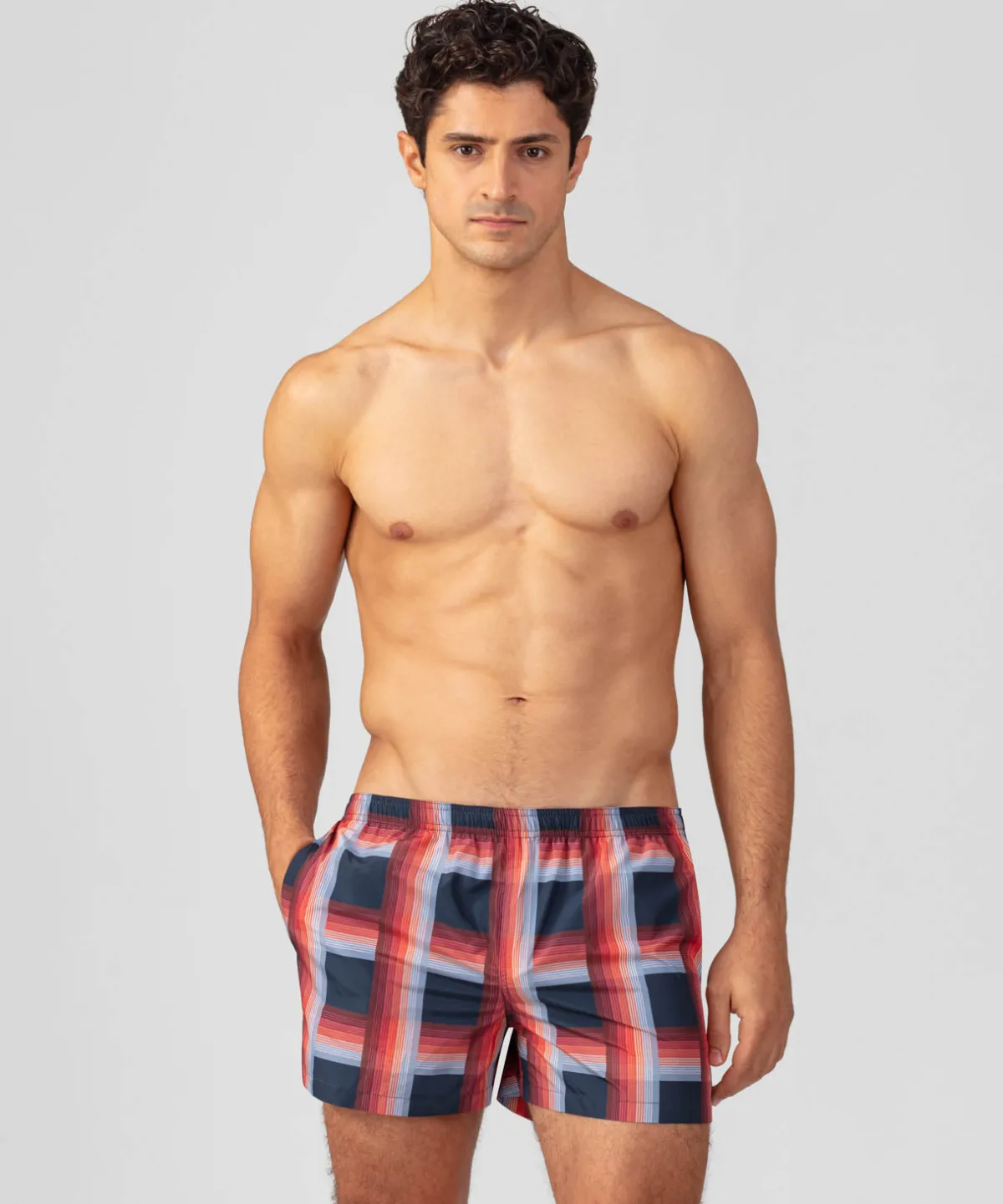 Discount Short de bain à larges carreaux Shorts De Bain | Shorts De Bain