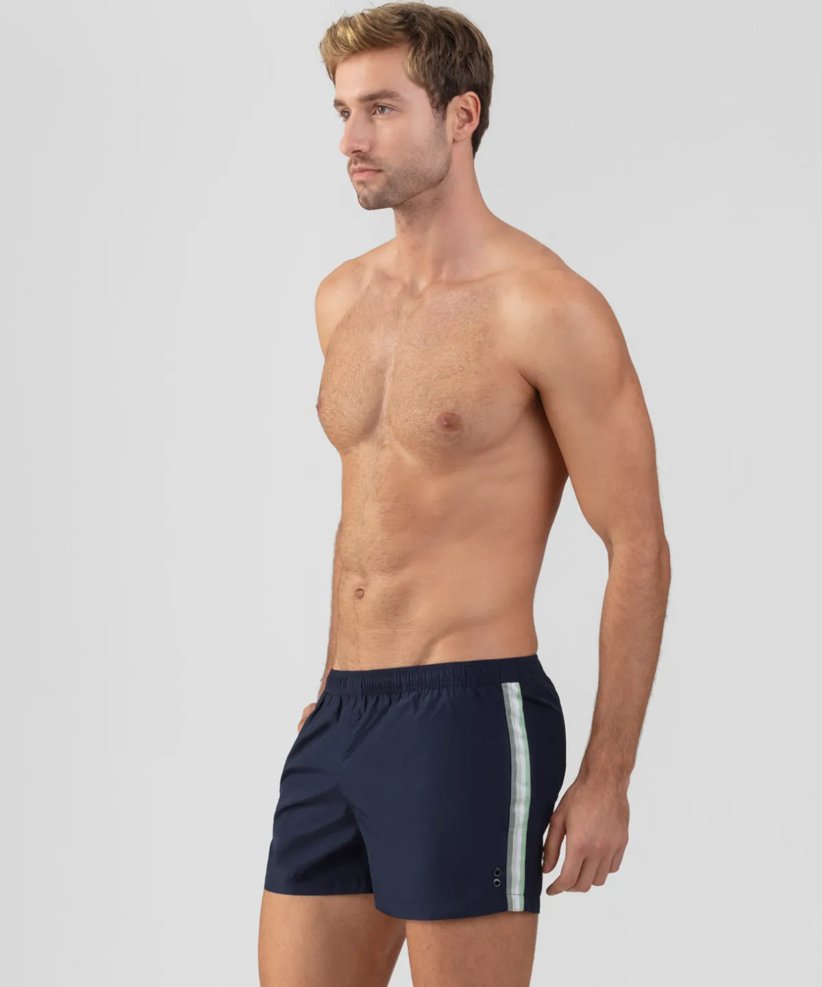 Hot Short de bain avec bandes rayées Shorts De Bain | Shorts De Bain