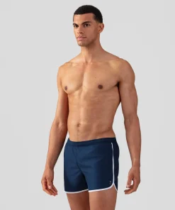 Best Short de bain avec bandes contrastées arrondies Shorts De Bain | Shorts De Bain