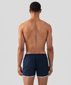 Best Short de bain avec bandes contrastées arrondies Shorts De Bain | Shorts De Bain