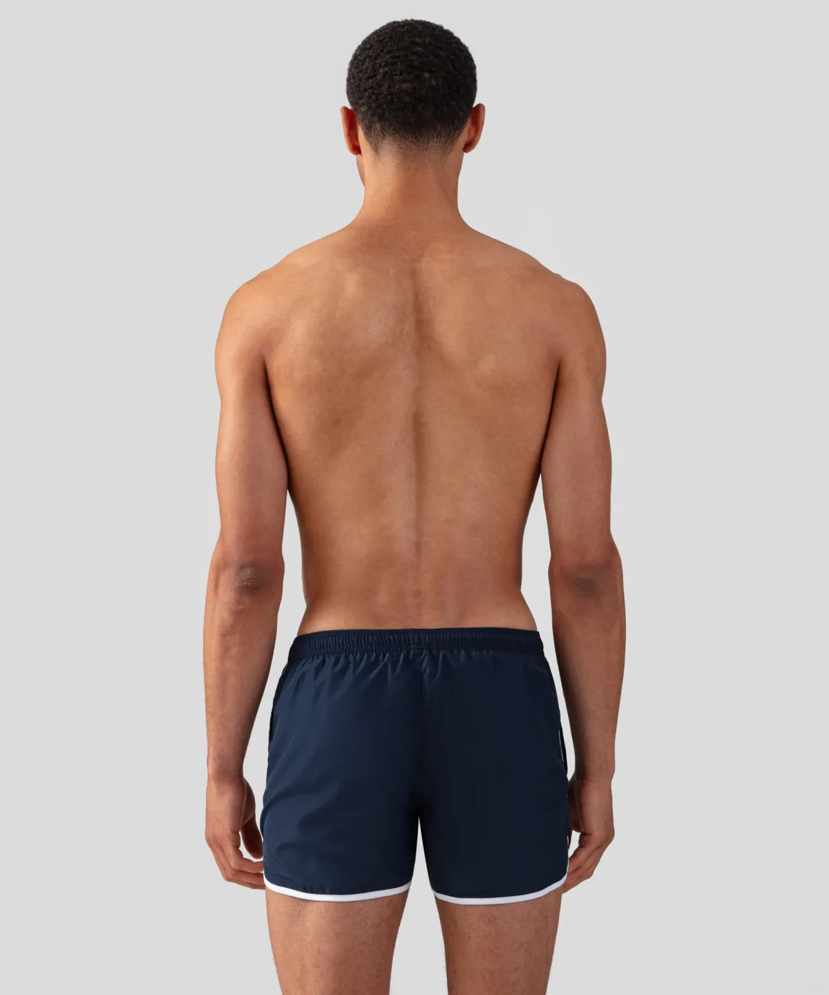 Best Short de bain avec bandes contrastées arrondies Shorts De Bain | Shorts De Bain