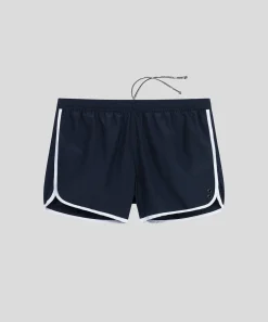 Best Short de bain avec bandes contrastées arrondies Shorts De Bain | Shorts De Bain