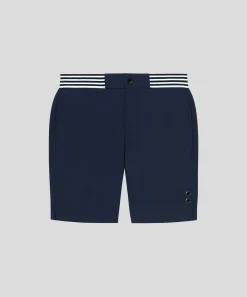 Clearance Short de bain uni à ceinture élastique Shorts De Bain | Shorts De Bain