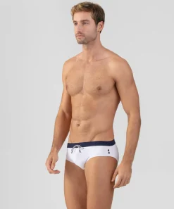 Best Slip de bain à ceinture contrastée Slips De Bain | Slips De Bain
