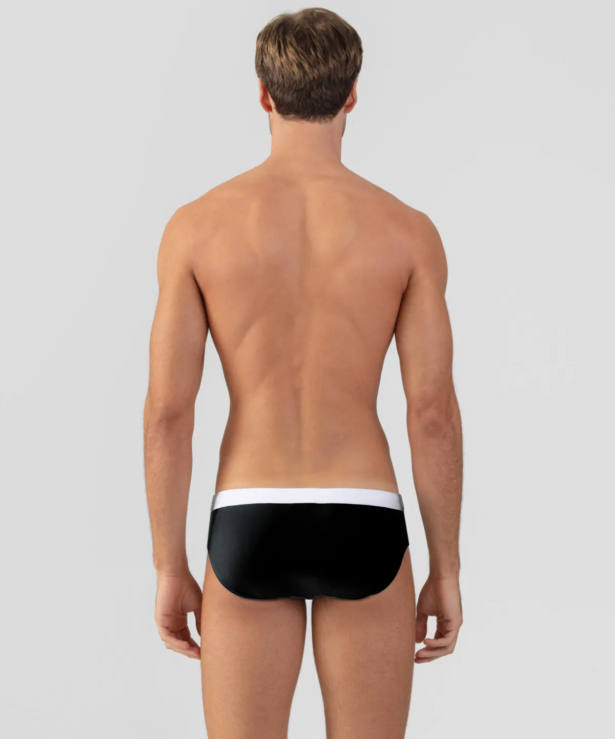 Clearance Slip de bain à ceinture contrastée Slips De Bain | Slips De Bain
