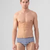 Hot Slip de bain à rayures Slips De Bain | Slips De Bain
