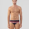 Hot Slip de bain à rayures Slips De Bain | Slips De Bain