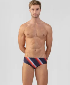 Online Slip de bain à rayures diagonales Slips De Bain | Slips De Bain