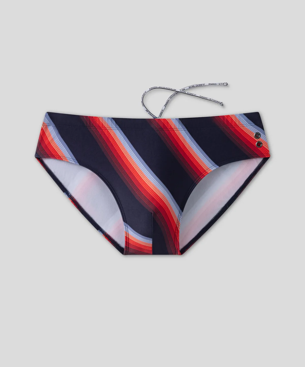 Online Slip de bain à rayures diagonales Slips De Bain | Slips De Bain