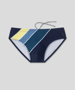 Fashion Slip de bain à rayures diagonales Slips De Bain | Slips De Bain
