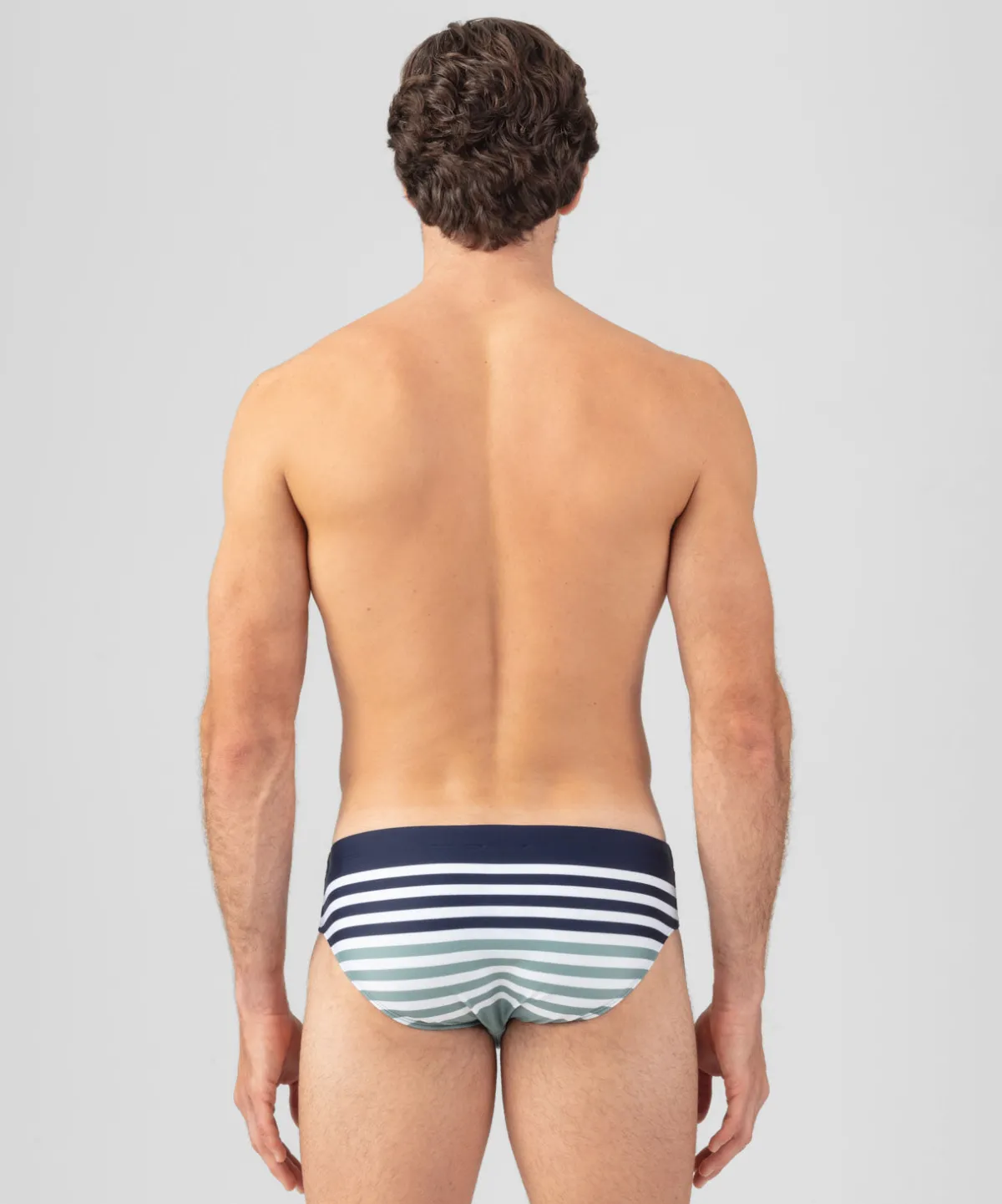 Hot Slip de bain à rayures multicolores Slips De Bain | Slips De Bain