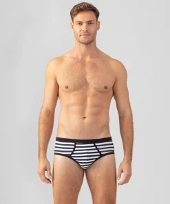 Sale Slip Y-front à rayures Slips Y-Front