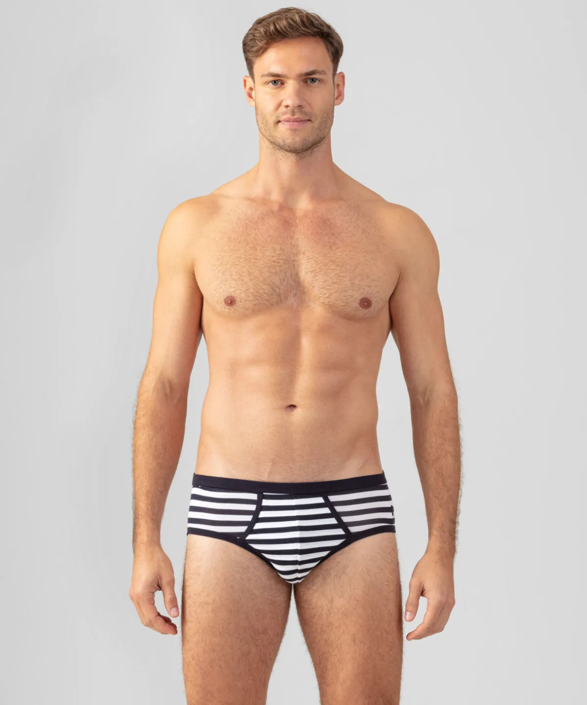 Sale Slip Y-front à rayures Slips Y-Front
