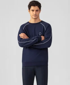 Fashion Sweatshirt en coton organique avec passepoil Sweats
