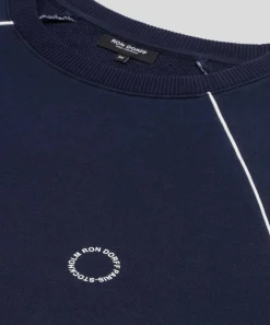 Fashion Sweatshirt en coton organique avec passepoil Sweats