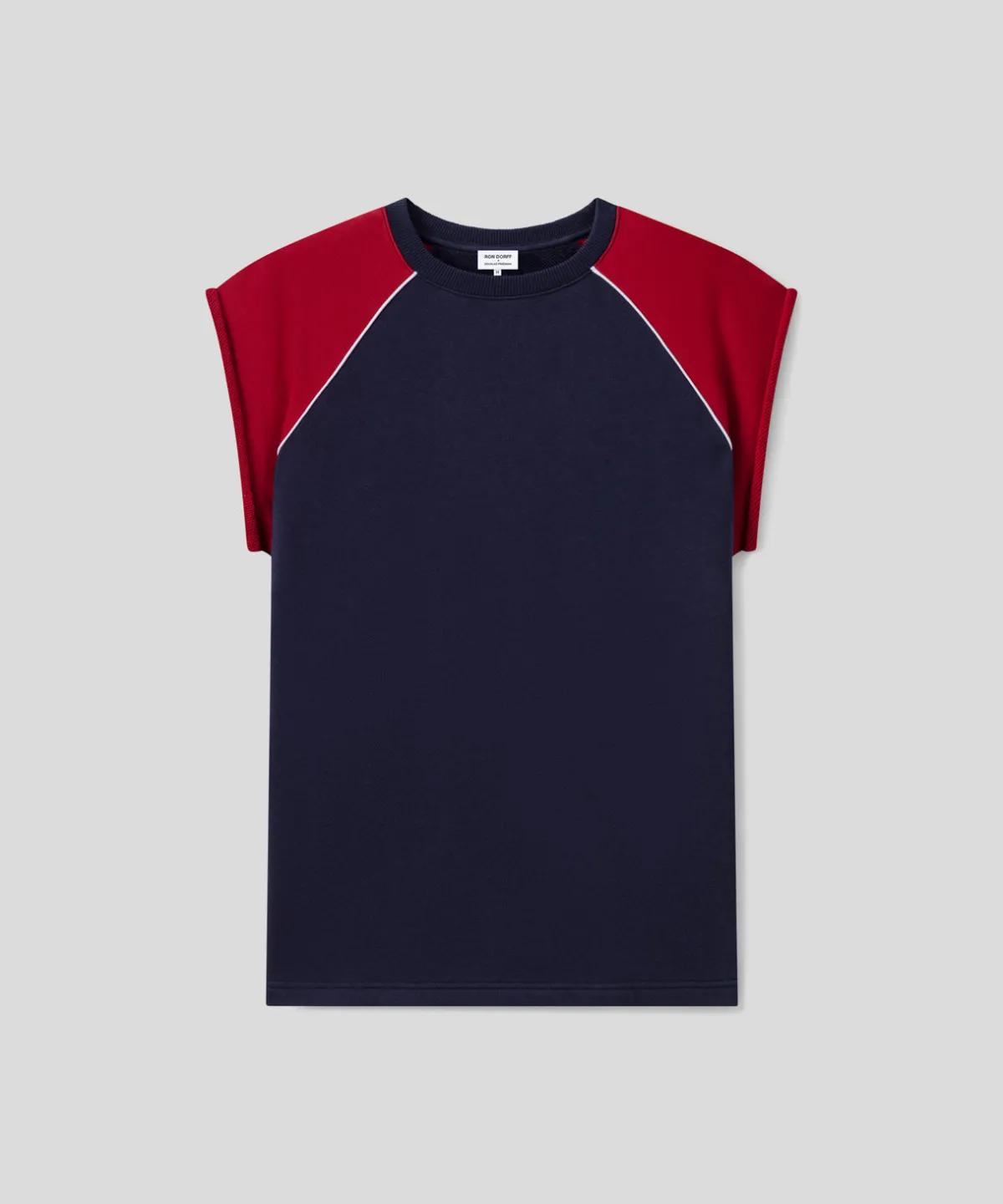 Sale Sweatshirt sans manches en coton organique Sweats