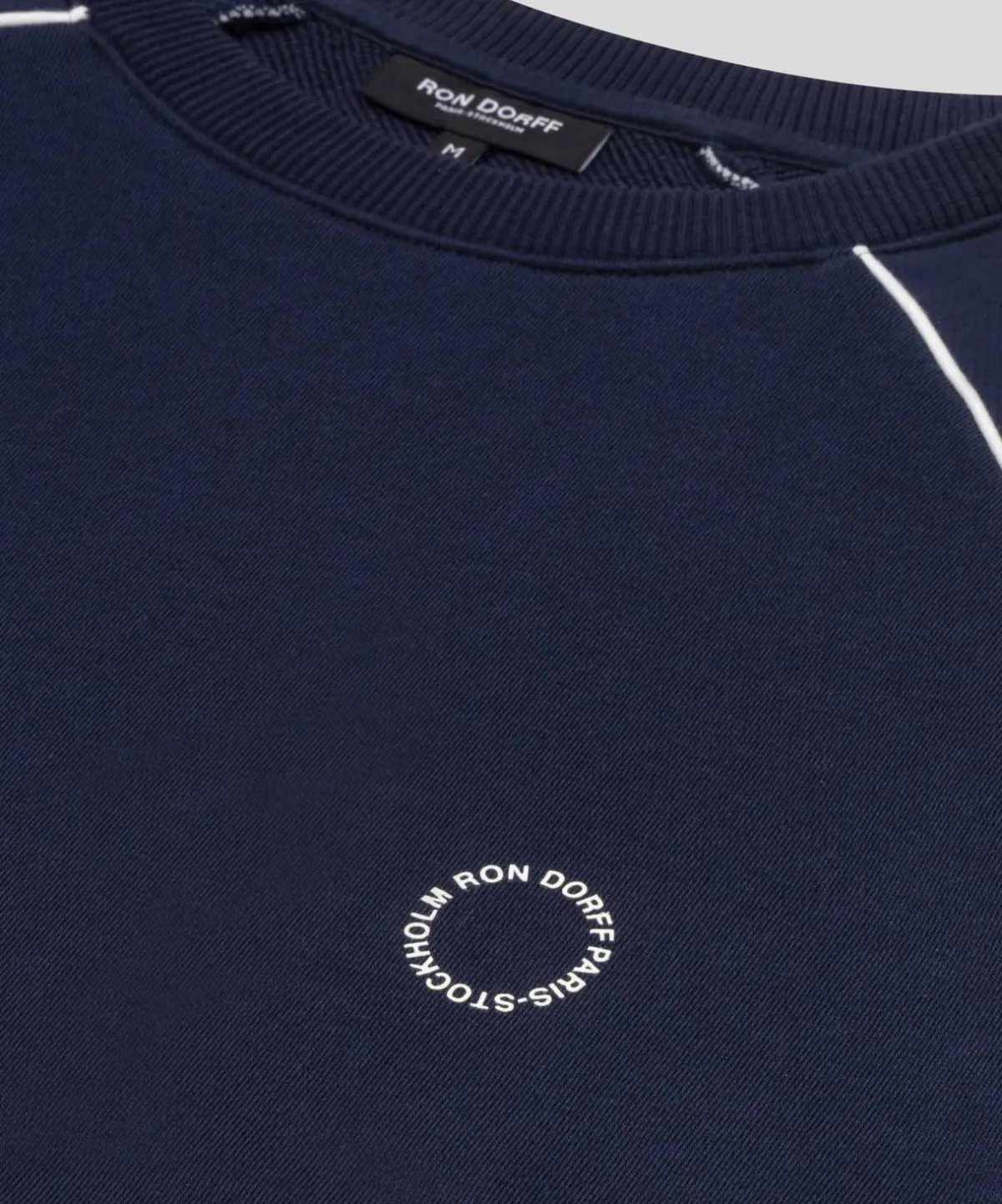 Sale Sweatshirt sans manches en coton organique avec passepoil Sweats