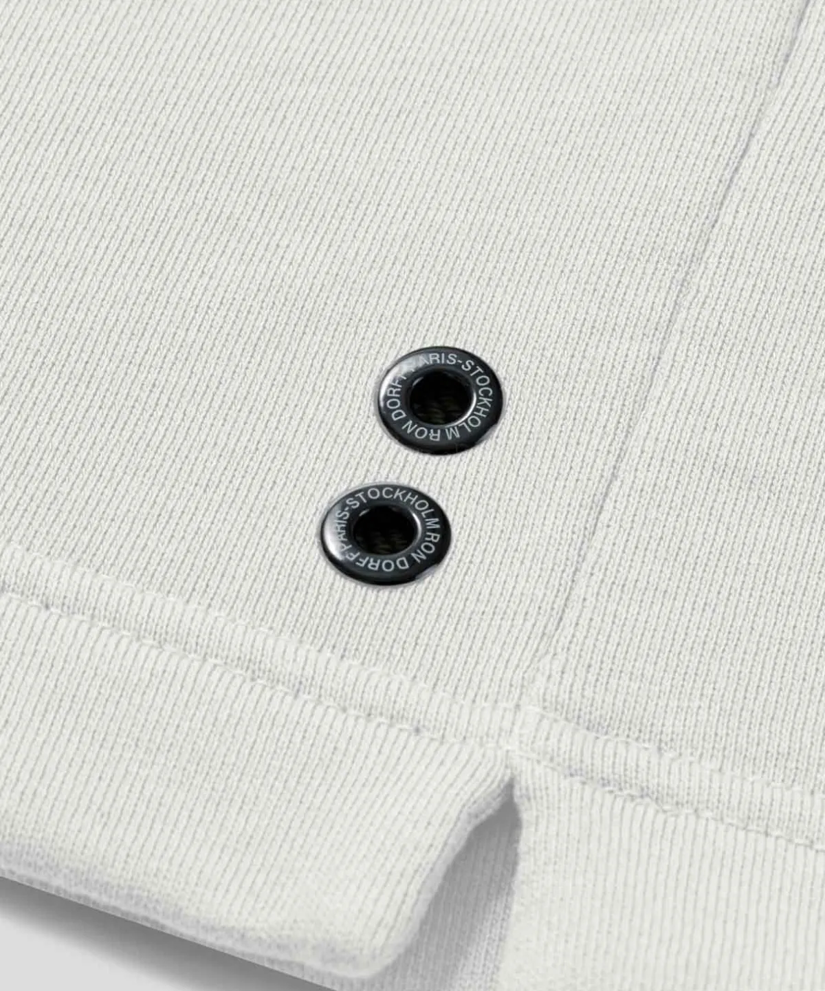 Clearance Sweatshirt sans manches en coton organique avec passepoil Sweats
