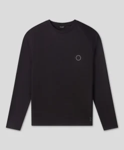 Online T-shirt de sport à longues manches avec passepoil réfléchissant T-Shirts D'Intérieur | T-Shirts