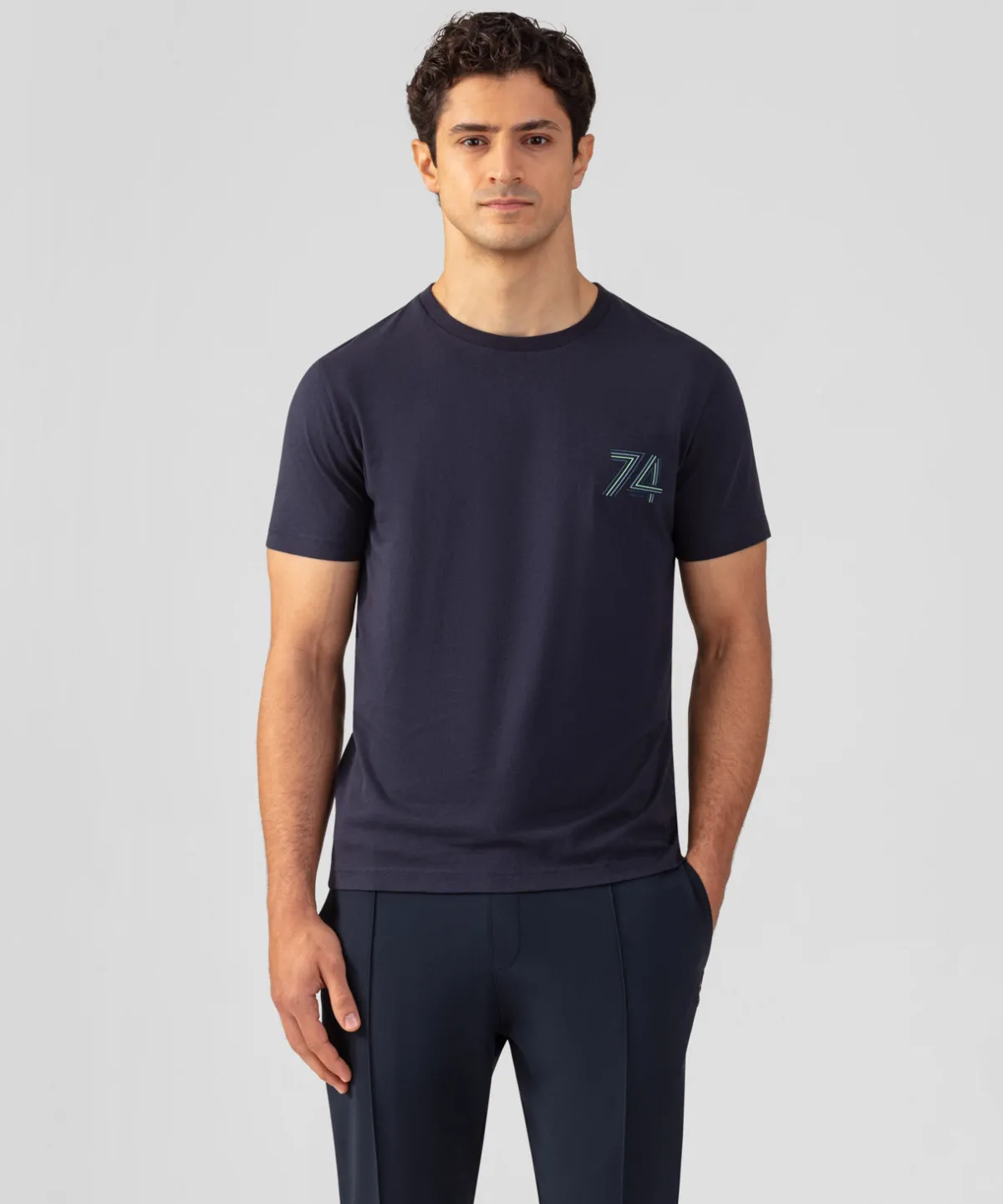Clearance T-shirt en coton organique "74" T-Shirts D'Intérieur | T-Shirts