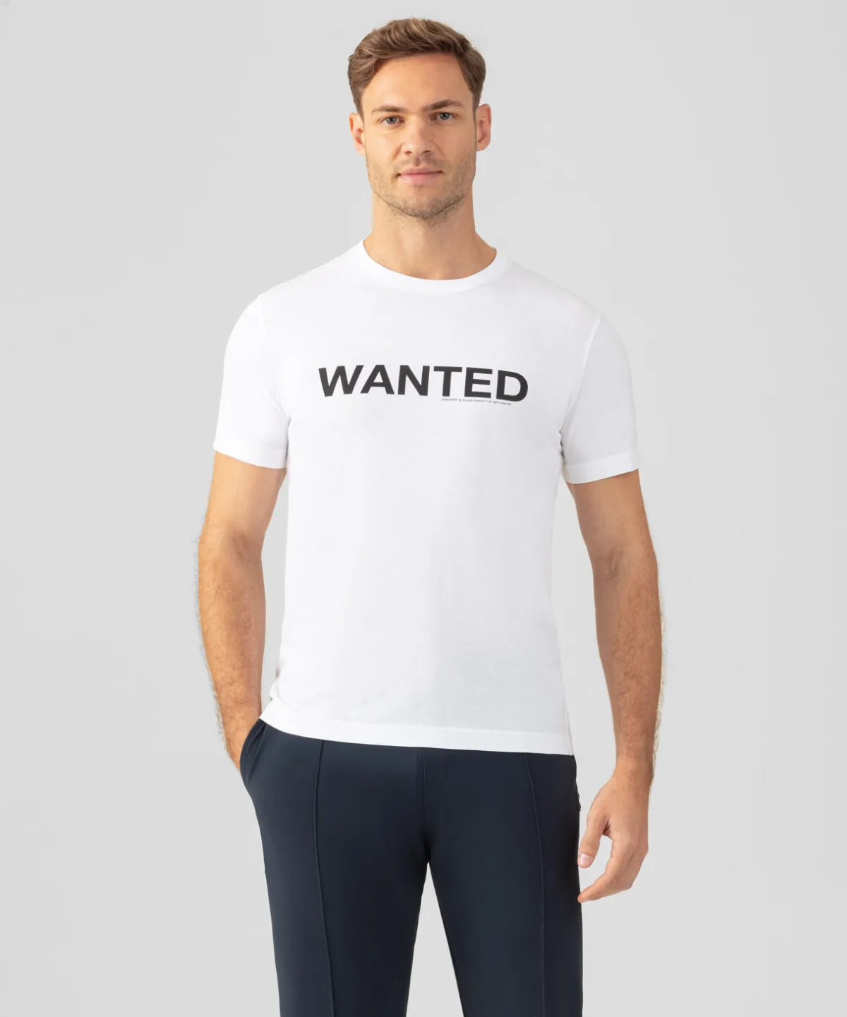 Best T-shirt en coton organique "WANTED" T-Shirts D'Intérieur | T-Shirts