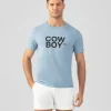Sale T-shirt en coton organique "COW BOY" T-Shirts D'Intérieur | T-Shirts