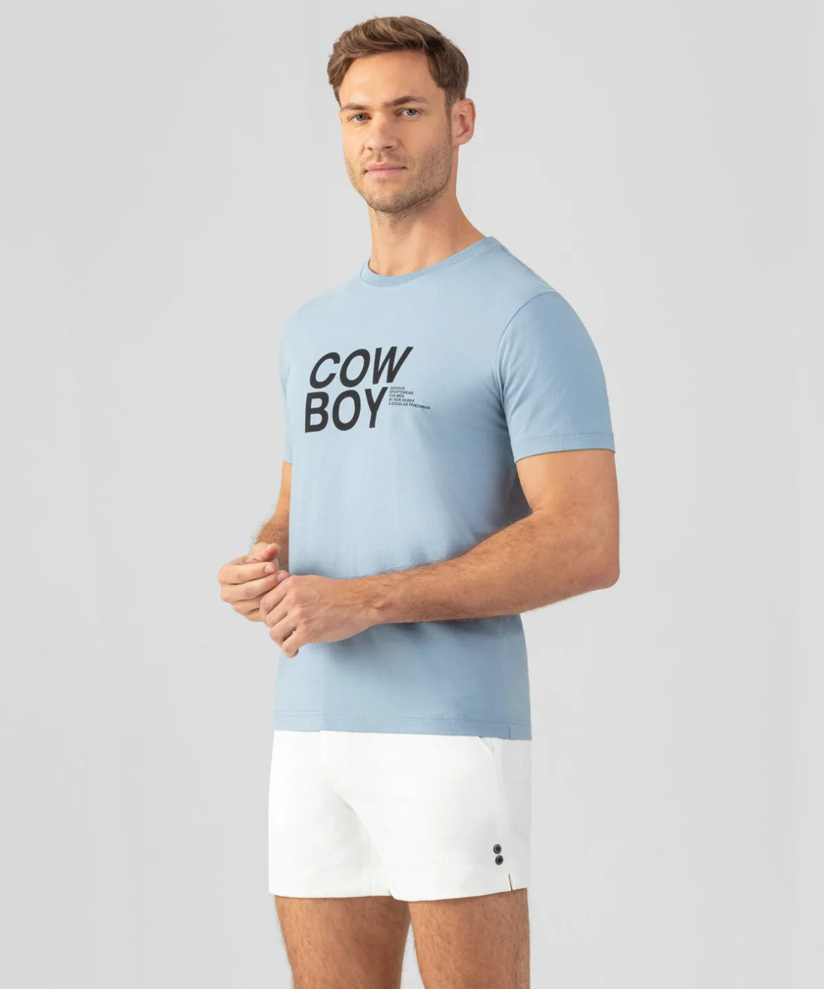 Sale T-shirt en coton organique "COW BOY" T-Shirts D'Intérieur | T-Shirts