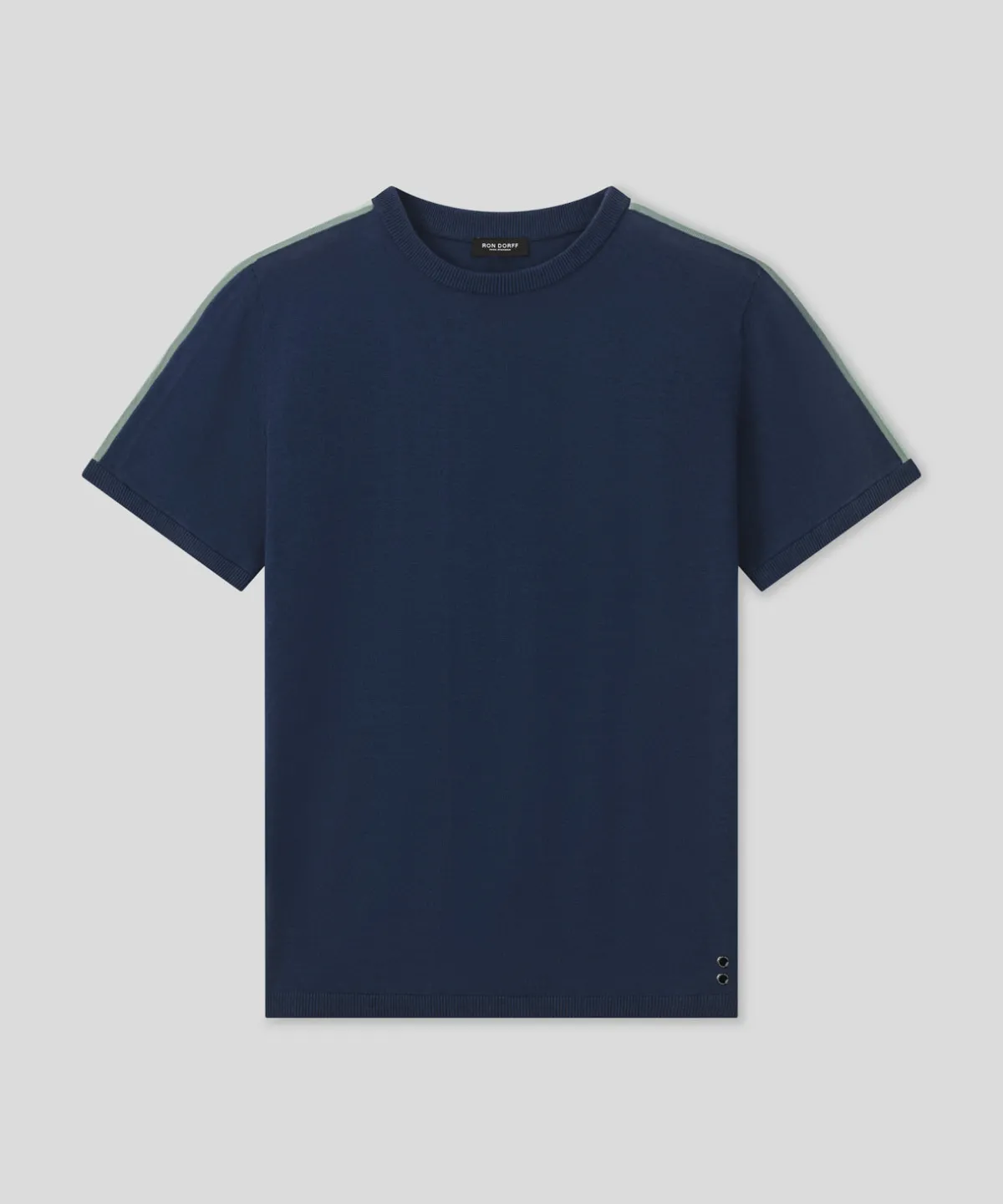 Fashion T-shirt en maille à bandes latérales T-Shirts D'Intérieur | T-Shirts