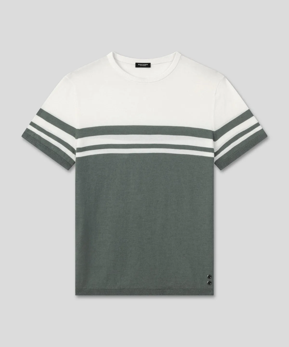 Best T-shirt en maille bicolore T-Shirts D'Intérieur | T-Shirts