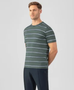 New T-shirt Eyelet Edition à double rayures T-Shirts D'Intérieur | T-Shirts